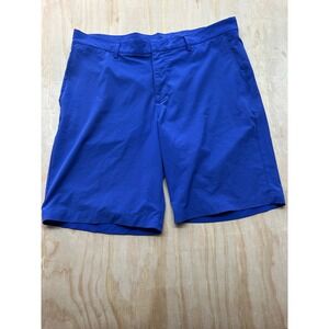 Nike Dri-FIT Mens Golf Shorts Sz 36 Royal Blue Athletic Training 10 Inch Inseam